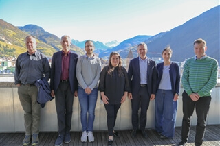 Theodor Niederfriniger, Siegfried Schnitzer, Raphael Tiziani,  Antonia Widmann,  Assessore Luis Walcher, Prof.ssa Tanja Mimmo e Prof. Luigimaria Borruso